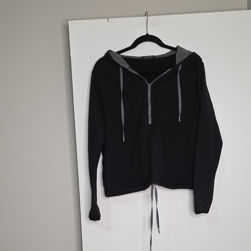 Black and Gray Women's Hoodie